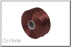 S-Lon, Size D, Beading Thread, F�delgarn, burgundy, 1 Spule